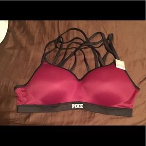 PINK Strappy Back Ultimate Sports Bra